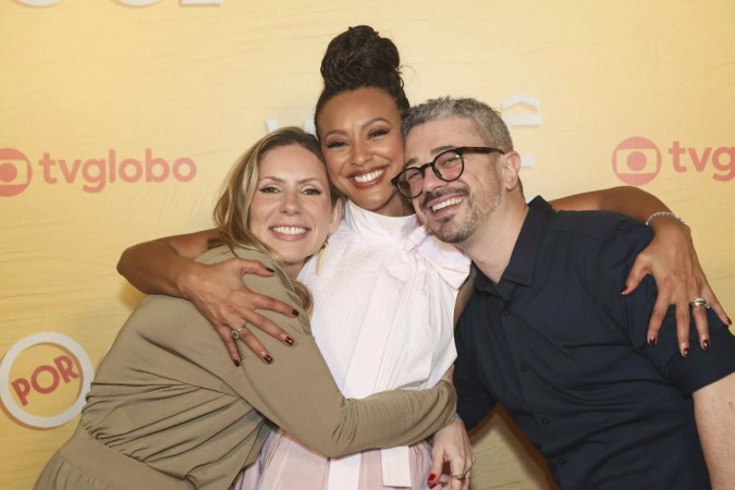 Dino Cantelli e Juliana Peres estreiam como autores titulares na Globo com Por Você -  (crédito: Obeservatório da TV)