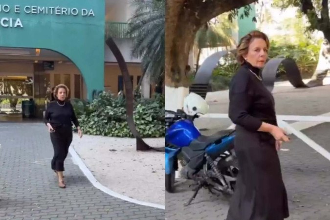 Rosi Campos explica reação após abordagem em cemitério: Não foi grosseria -  (crédito: Obeservatório da TV)