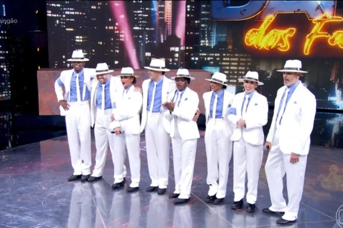 Breno Ferreira, Giovana Cordeiro, Kenya Sade e Otaviano Costa disputam vaga na repescagem da Dança dos Famosos -  (crédito: Obeservatório da TV)