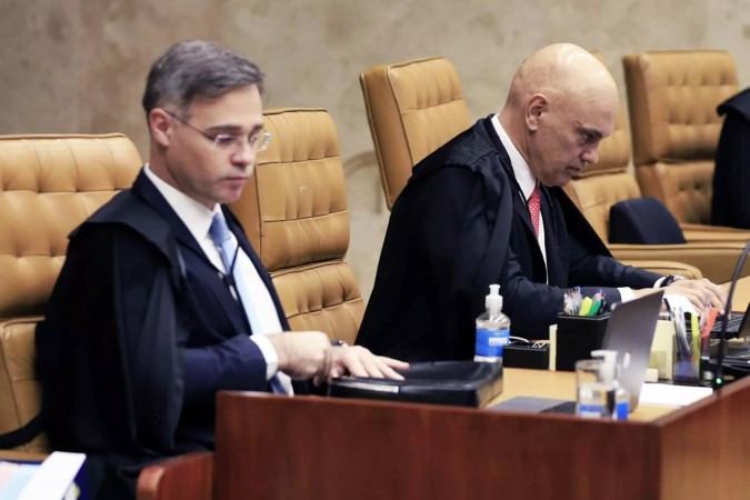 Disputa entre Moraes e Mendonça no STF leva canais de notícias a recorde no Ibope -  (crédito: Obeservatório da TV)