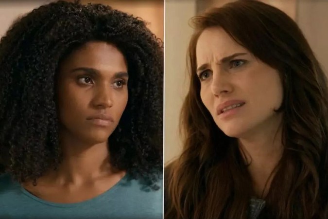 Elenice entrega segredo de Adriana a Tom e coloca fortuna da rival na mira de Pilar em Quem Ama Cuida -  (crédito: Obeservatório da TV)