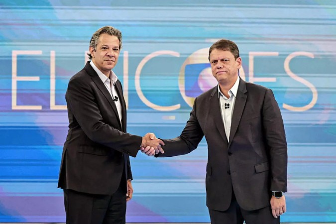 Debate entre Tarcísio e Haddad registra baixa audiência -  (crédito: Obeservatório da TV)