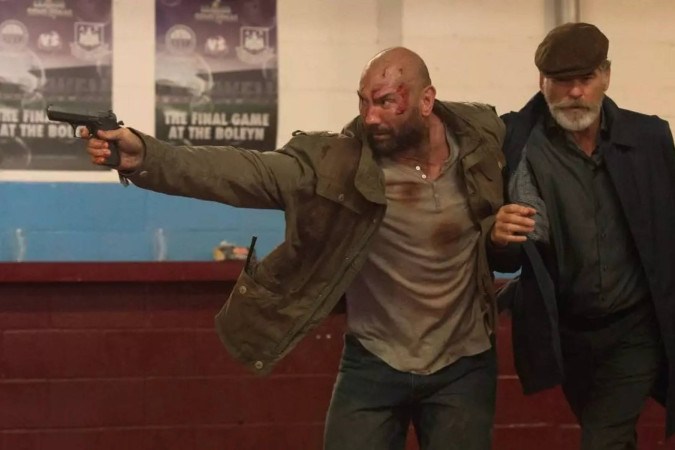 Cine Maior: Record exibe filme de ação com Dave Bautista neste domingo (4) -  (crédito: Obeservatório da TV)