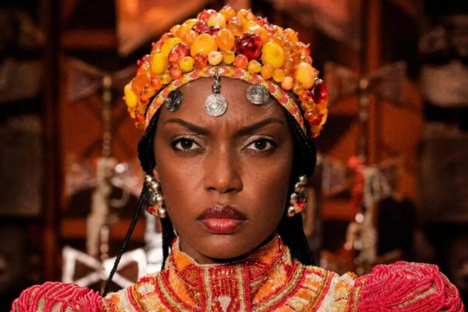 Mais cruel que Jendal? Binta recruta até crianças para a guerra em A Nobreza do Amor -  (crédito: Obeservatório da TV)