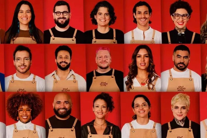 Chef de Alto Nível 2026: conheça os 24 participantes da segunda temporada do reality da Globo -  (crédito: Obeservatório da TV)