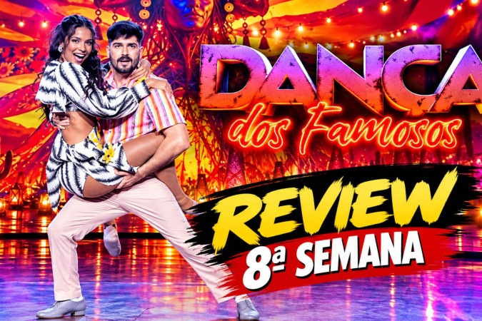 Dança dos Famosos 2026: Mell Muzzillo supera Diego Martins e assume liderança na 8ª semana -  (crédito: Obeservatório da TV)