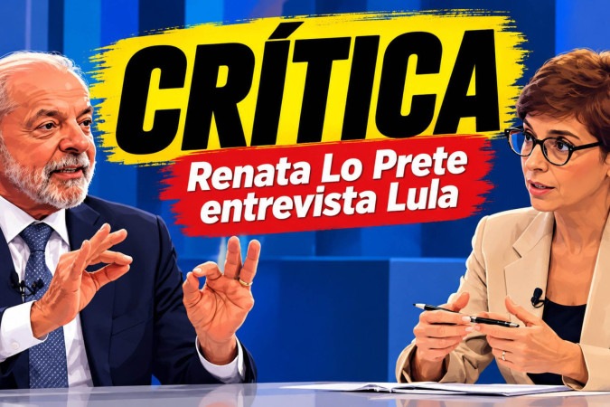 Renata Lo Prete dá aula de jornalismo ao entrevistar Lula na Globo: firmeza sem arrogância e profissionalismo sem espetáculo -  (crédito: Obeservatório da TV)