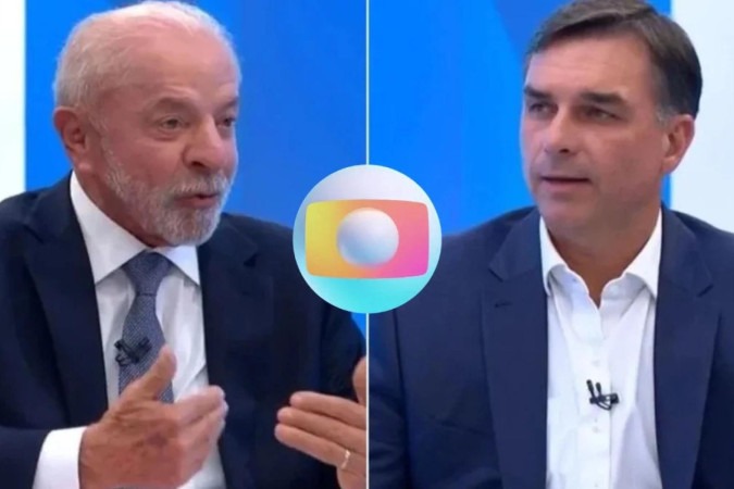 Saiba tudo sobre o debate da Globo entre Lula e Flávio Bolsonaro -  (crédito: Obeservatório da TV)