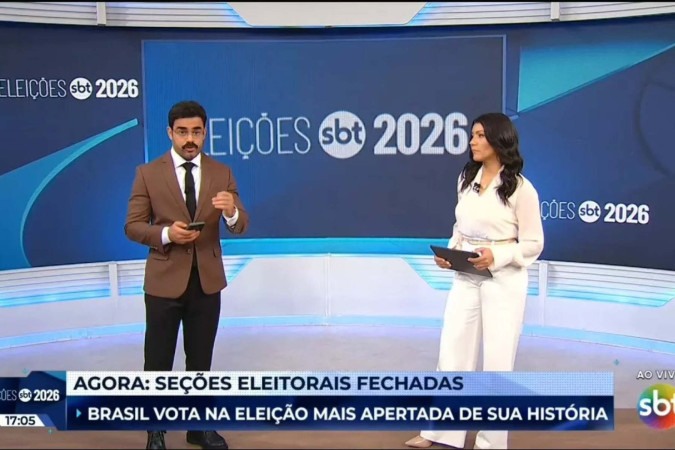 SBT conquista vice-liderança no Ibope com Domingo Legal e cobertura das eleições -  (crédito: Obeservatório da TV)
