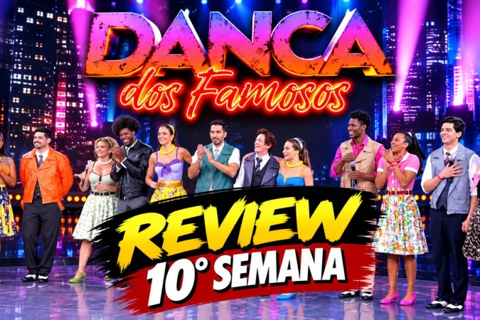 Dança dos Famosos 2026: Diego Martins e Breno Ferreira brilham no rock e três participantes vão para a repescagem -  (crédito: Obeservatório da TV)