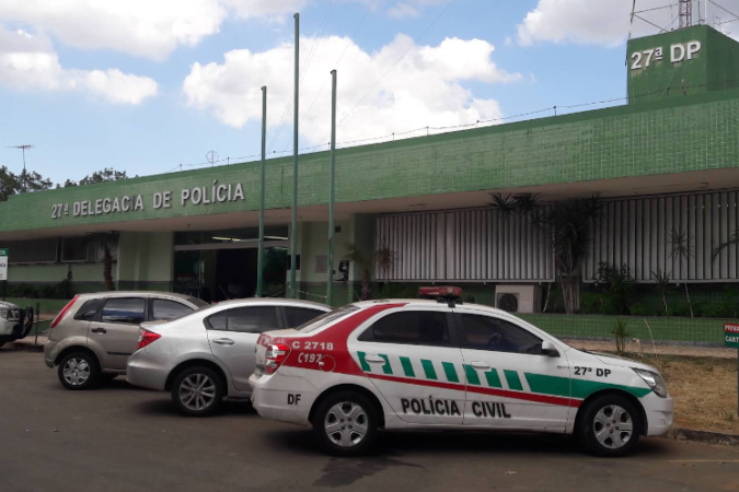 Pai foi preso por agredir bebê de quatro meses. A criança foi encontrada com ferimento na cabeça e encaminhada para o Hospital de Base  -  (crédito: Reprodução Google Street View)
